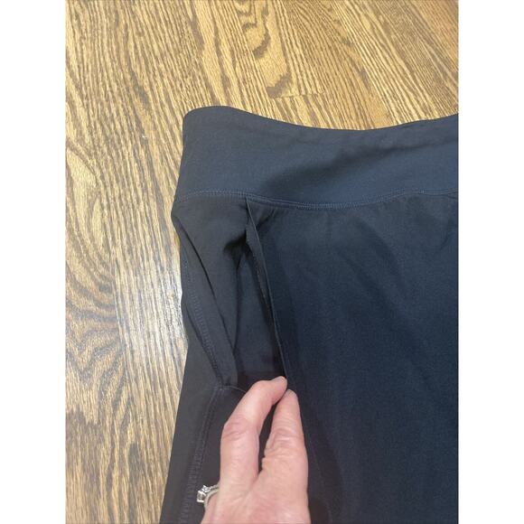 Lands End Womens Black Skort Built in Shorts Pull On Flat Front Pockets Size 3X‎ - Picture 2 of 8